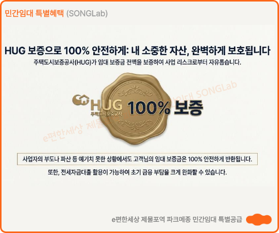 e편한세상 제물포역 파크메종 민간임대 혜택